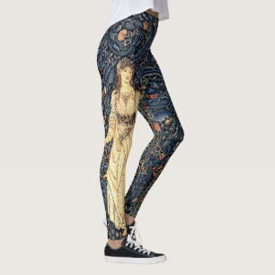Leggings Señora Flowers de Nouveau del arte por todo las