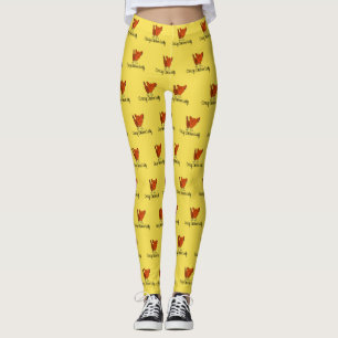 Leggings Señora loca del pollo