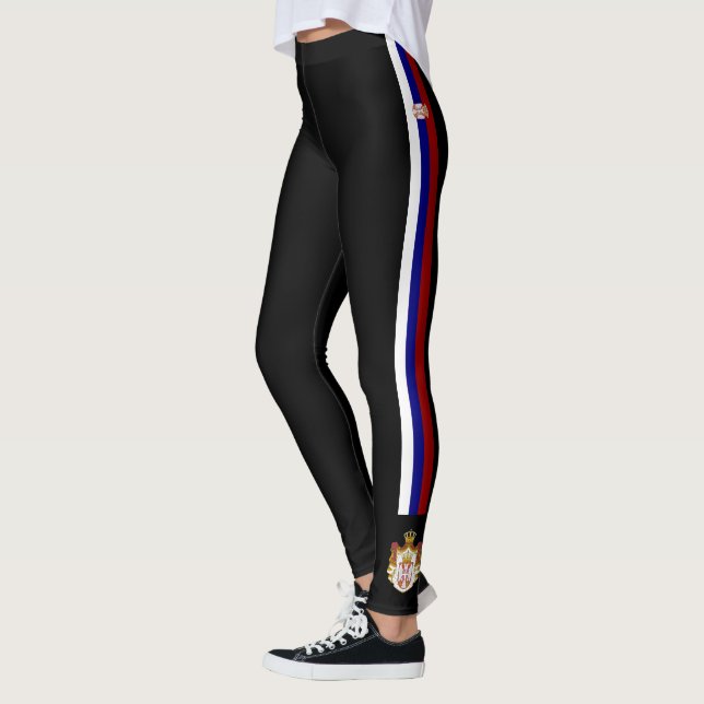 Leggings Serbia raya la bandera (Izquierda)