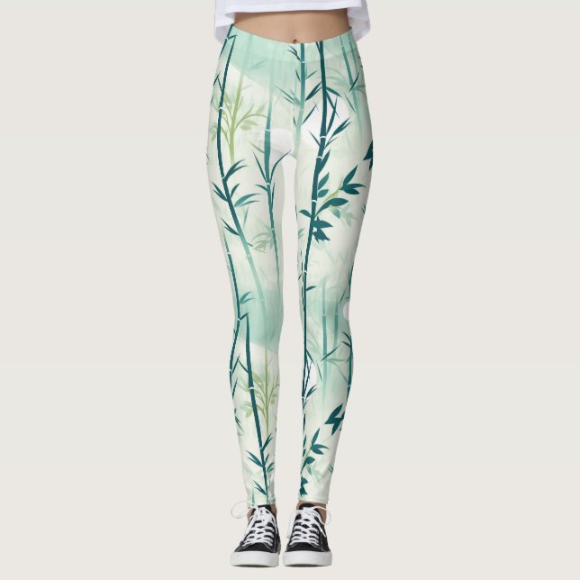Leggings Serena Flor de Bambú Asiática  (4) (Anverso)