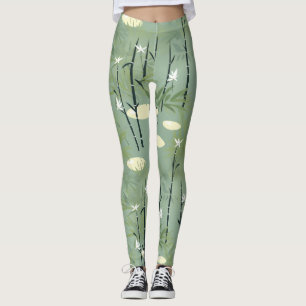 Leggings Serena Flor de Bambú Asiática  (5)