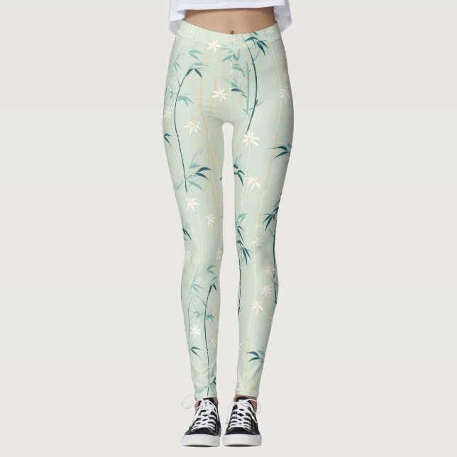 Leggings Serena Flor de Bambú Asiática  (8) (Anverso)