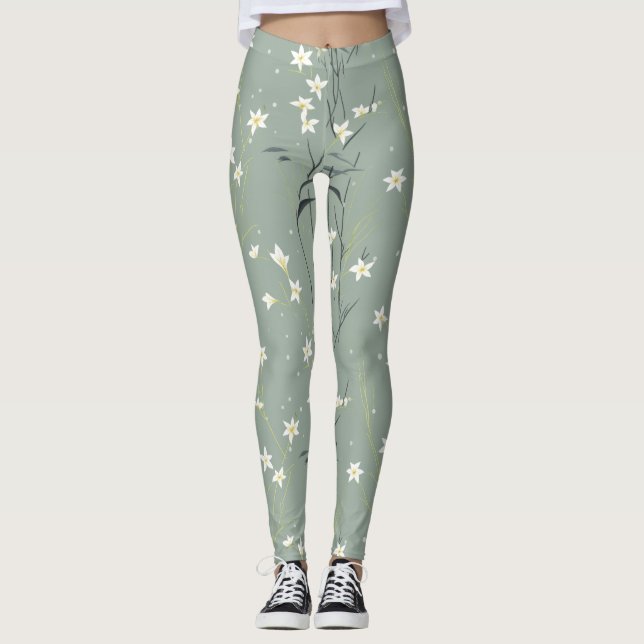 Leggings Serena Flor de Bambú Asiática  (9) (Anverso)