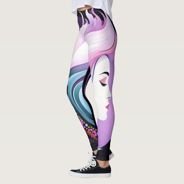 Leggings "Serenidad en el estilo" Belleza femenina (Izquierda)