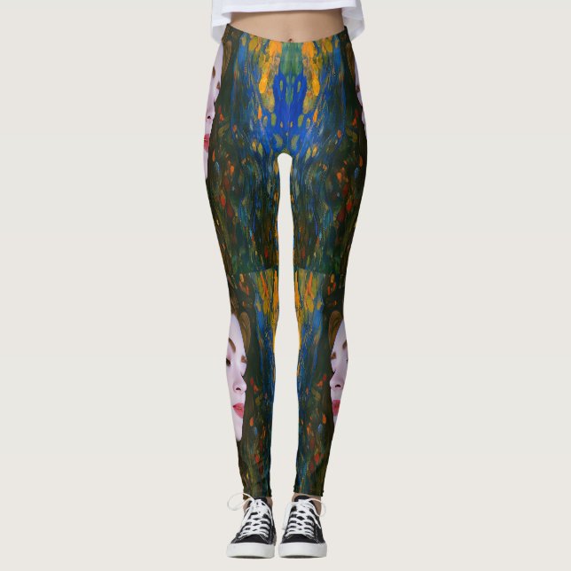 Leggings "Serenidad Petal" - Mujeres En El Agua (Anverso)