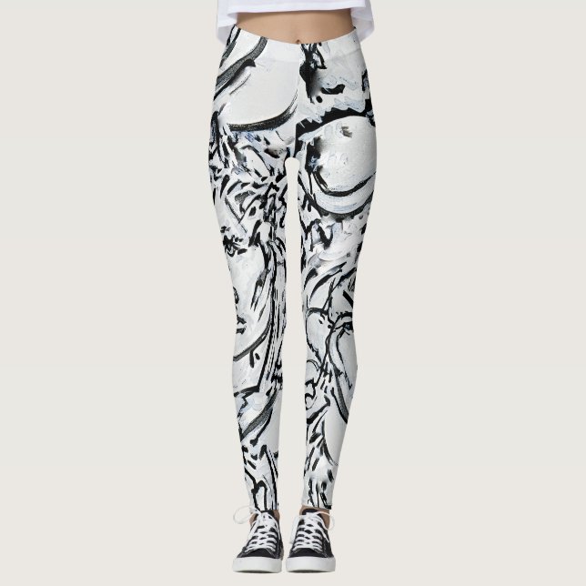 Leggings Serie blanco y negro # 1 (Anverso)