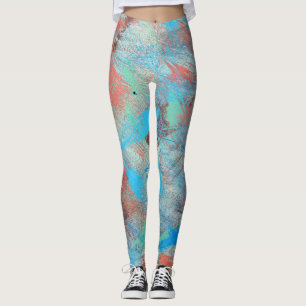 Leggings Serie colorida: textura de fondo abstracta.