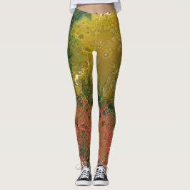 Leggings Serie Crayon fundida - Pour acrílica como
