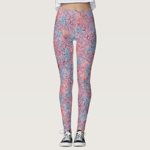 Leggings Serie de composición acuarela submarina Diseño 5