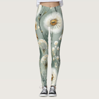 Leggings Serie de Diseño de Diente de León #3