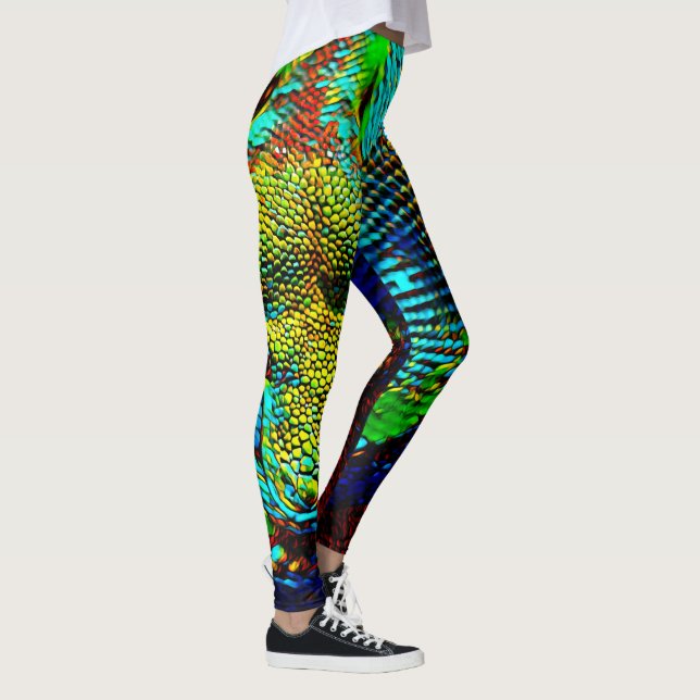 Leggings Serpiente del arco iris (Derecha)