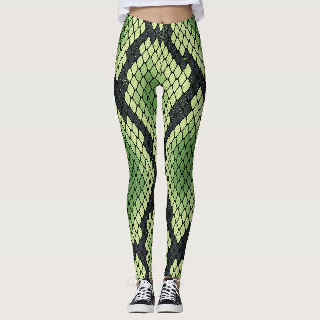Leggings Serpiente verde (Anverso)
