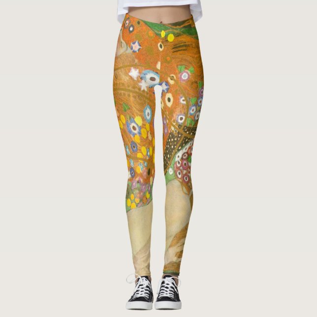 Leggings Serpientes de agua II de Gustav Klimt, Art Nouveau (Anverso)