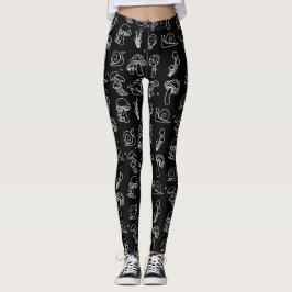 Leggings Setas y caracoles