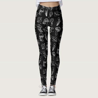 Leggings Setas y caracoles