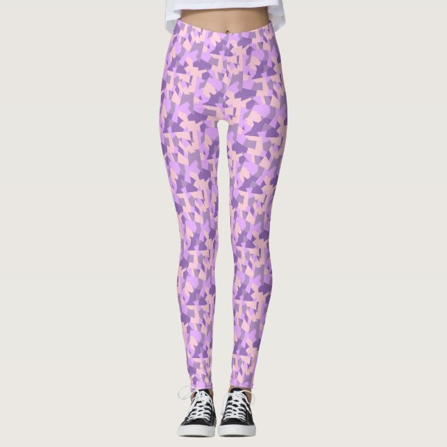 Leggings Sexy Rosa Hot Yoga Black Light Camo (Anverso)