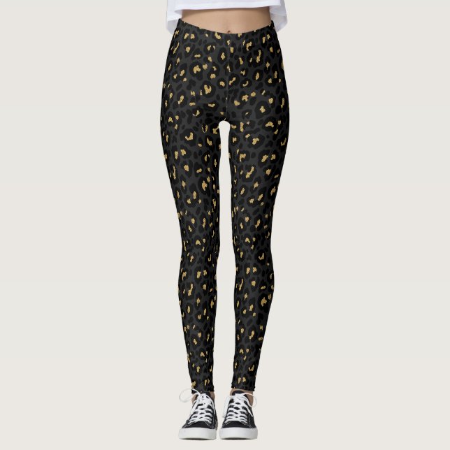 Leggings Shadow Leopard Print (Anverso)