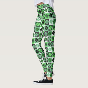 Leggings Shamrock en mosaico