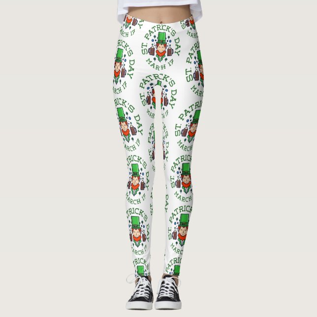 Leggings shamrock leprechaun (Anverso)