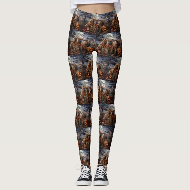Leggings Shar Pei Halloween Spooky (Anverso)