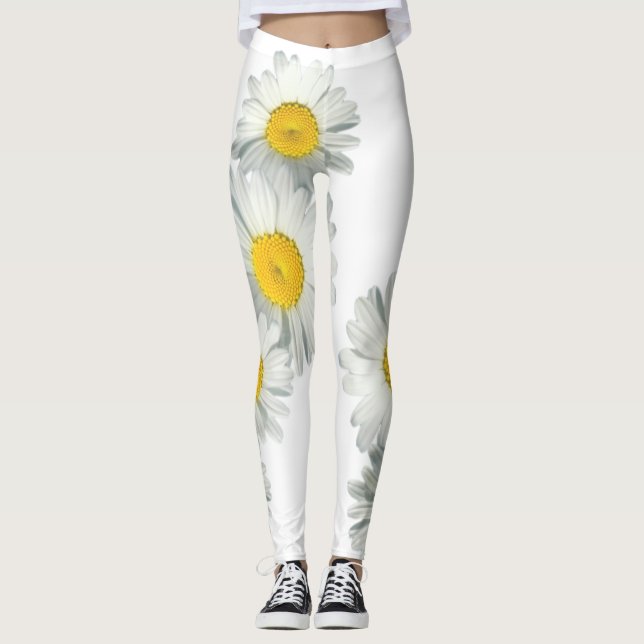 Leggings Shasta Daisies (Anverso)