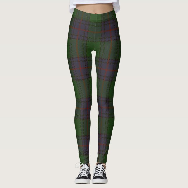 Leggings Shaw Tartan Clan Plaid (Anverso)