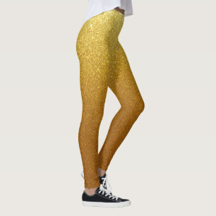 Leggings Shimmery Gold Purpurina