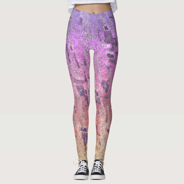 Leggings Shredded Boho (Anverso)