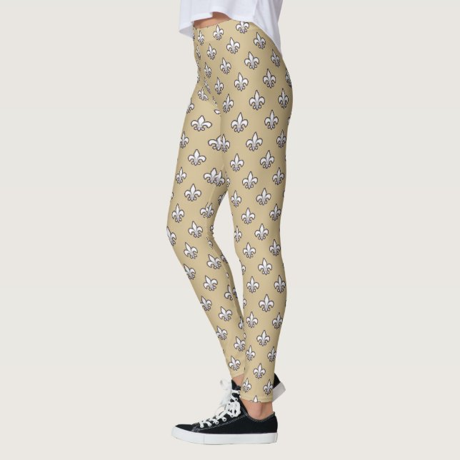 Leggings Siena New Orleans Saints Gold Black Womens (Izquierda)