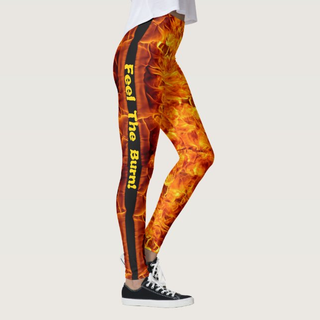 Leggings Siente Las Piernas De Fuego Quemadas S XL Personal (Derecha)