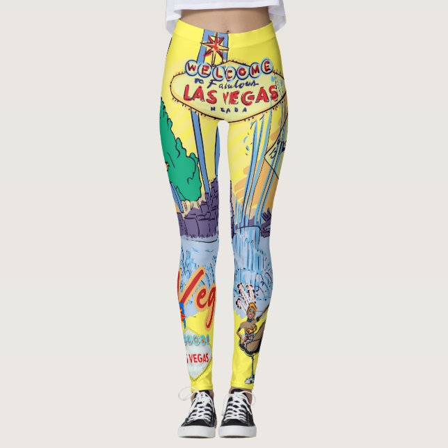 Leggings Signo de bienvenida de Las Vegas (Anverso)