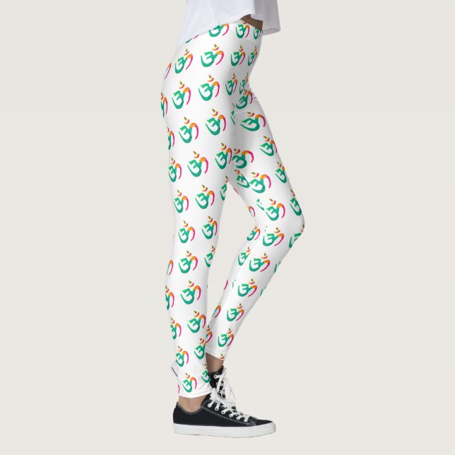 Leggings Signo de OM colorido (Derecha)