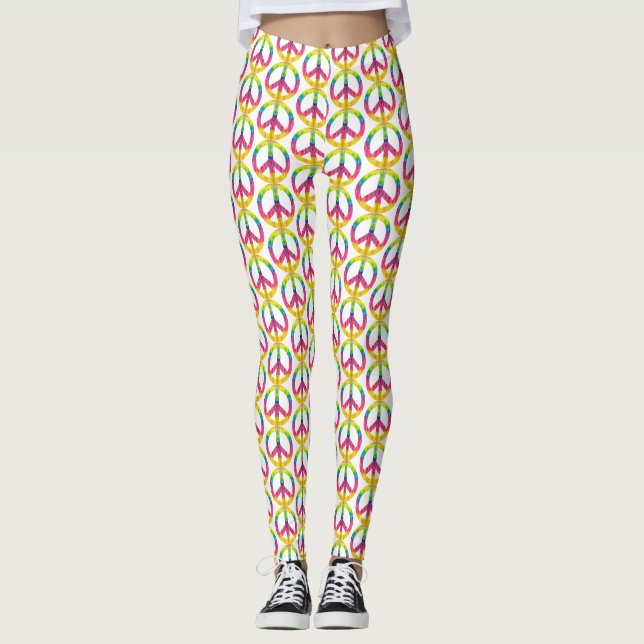 Leggings Signo de paz hippy (Anverso)