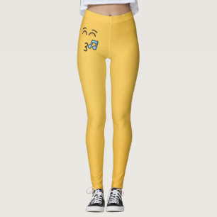 Leggings Silbando cara con ojos sonrientes