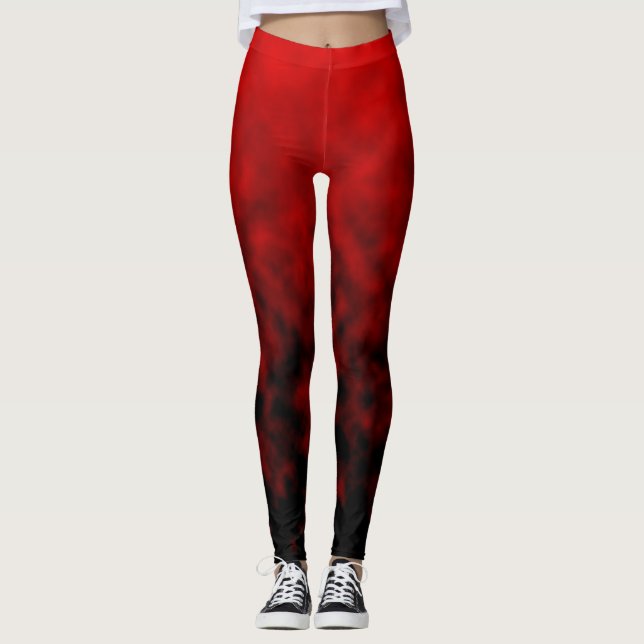 Leggings Silencio de Ceniza Roja (Anverso)