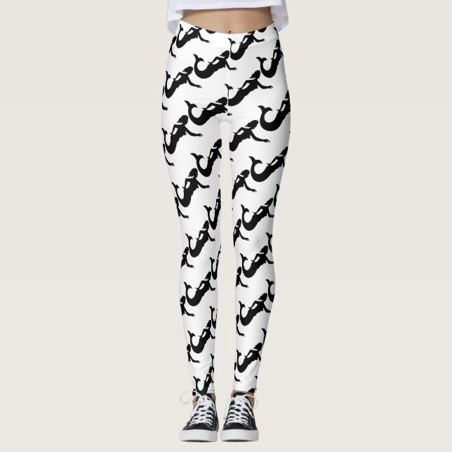 Leggings Silhouette Mermaid Thunder_Cove (Anverso)