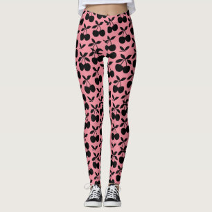 Leggings "Silhouettes pop de cereza"