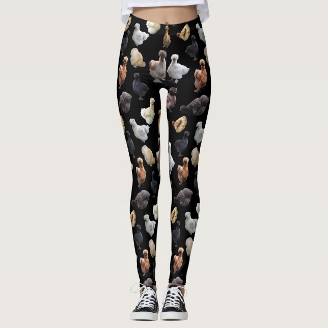 Leggings Silkie Bantam Chickens (Anverso)