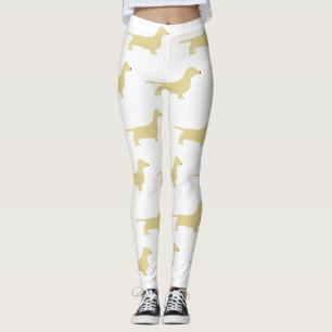 Leggings silueta dachshund wheaton