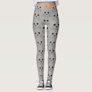 Leggings Silueta de la cara de sellado