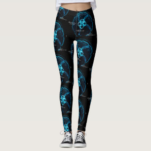 Leggings Silueta de medusa brillante