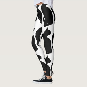 Leggings silueta de shorthair americana