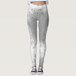 Leggings Silueta minimalista de mezclilla - Negro