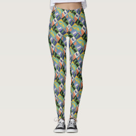 Leggings Siluetas de gato coloridas de Guay en plazas inest