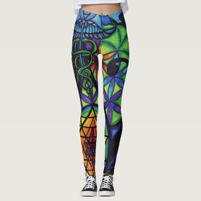 Leggings Simbolismo sagrado (Anverso)