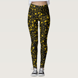 Leggings Símbolo amarillo y negro