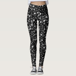 Leggings Símbolo blanco y negro