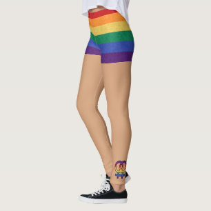 Leggings Símbolo de género lésbico arcoiris