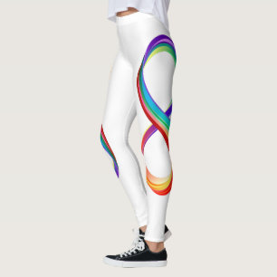 Leggings Símbolo infinito arcoiris en capas