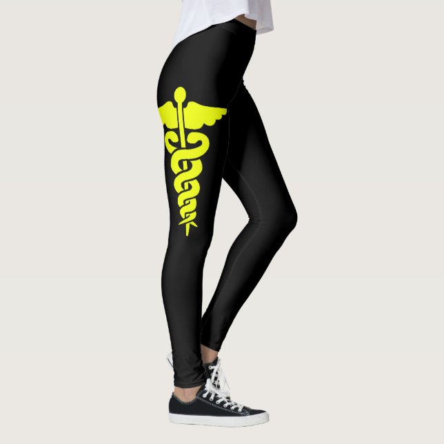 Leggings Símbolo médico amarillo (Derecha)